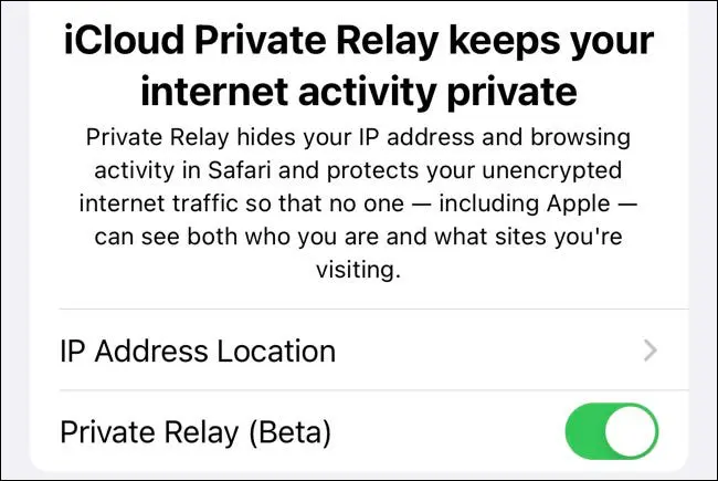 Apple’s Private Relay